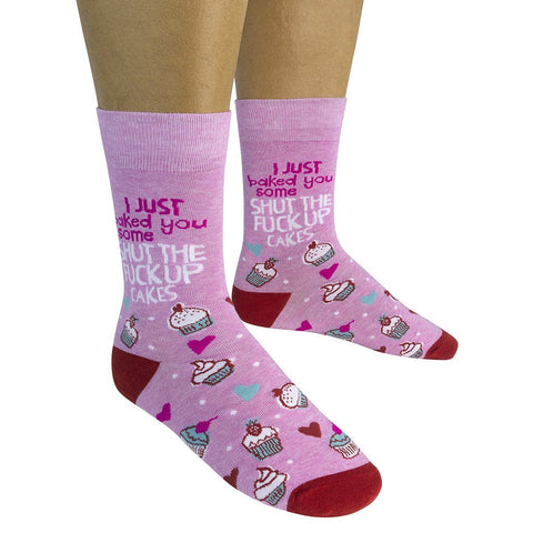 Shut The Fuck Up Cakes Socks