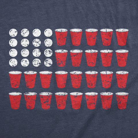 Beer Pong Flag Men's T-Shirt