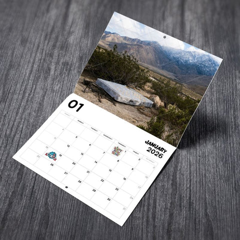 Abandoned Mattresses 2026 Funny Calendar
