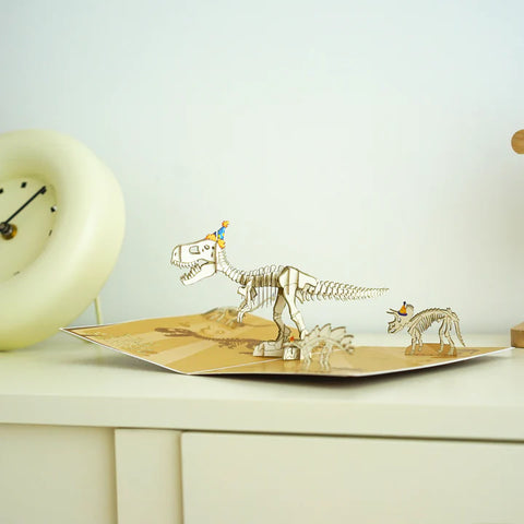 Birthday Fossil 3D Pop Up Card
