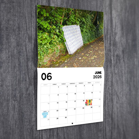 Abandoned Mattresses 2026 Funny Calendar