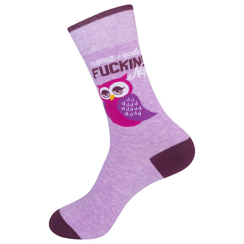 Mama Needs A Fucking Nap Socks