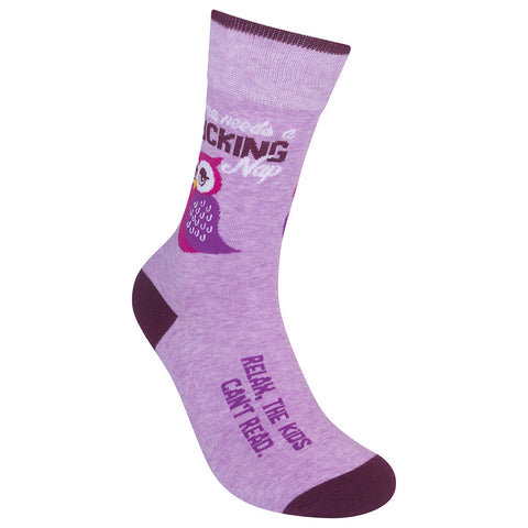 Mama Needs A Fucking Nap Socks