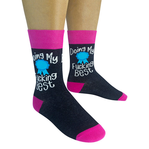 Doing My Fucking Best Socks