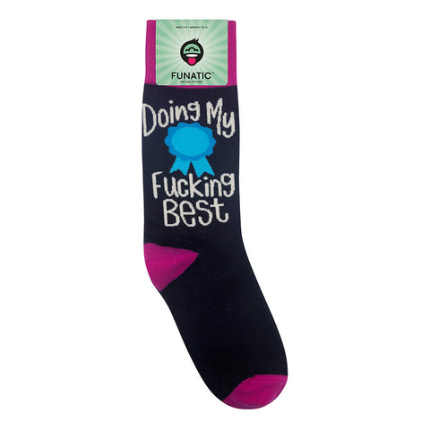 Doing My Fucking Best Socks