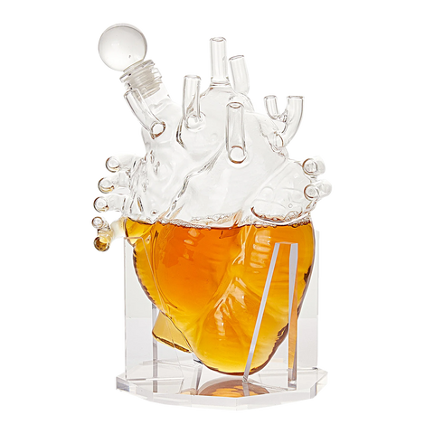 Anatomically Correct Heart Decanter
