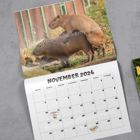 (PRE-ORDER) Humping Animals 2024 Calendar