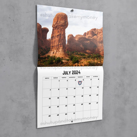 Naughty Nature 2024 Calendar