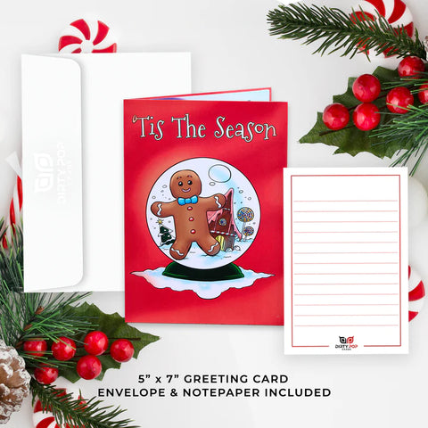 Tis The Season Funny Christmas Card