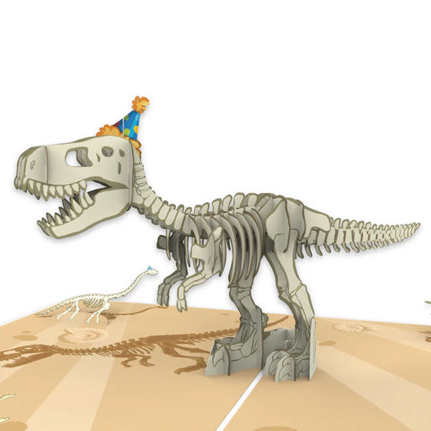 Birthday Fossil 3D Pop Up Card