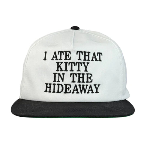 I Ate That Kitty in the Hideaway Hat Love Island Custom Embroidered Snapback Cap