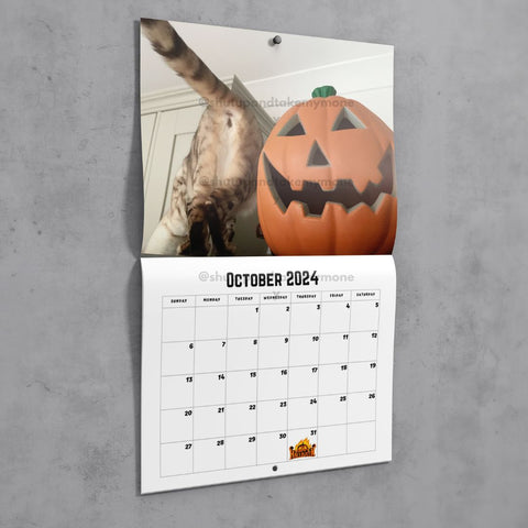 (PRE-ORDER) Cat Buttholes 2024 Calendar