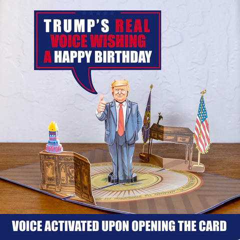 MAGA Trump 3D Pop Up Card