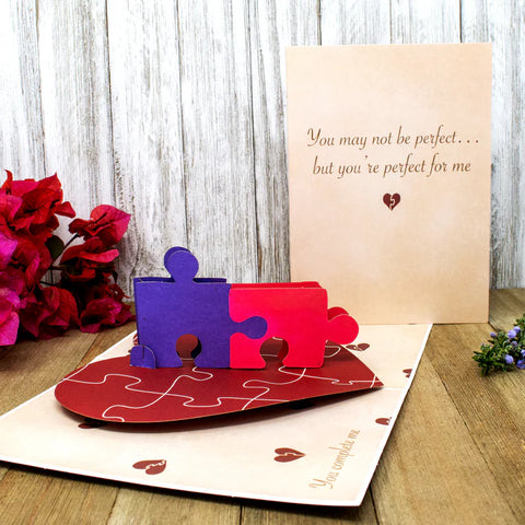Complete Me 3D Pop Up Card