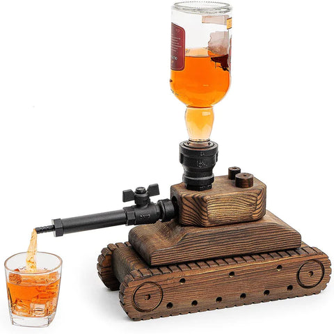 Tank Liquor Mahogany Decanter