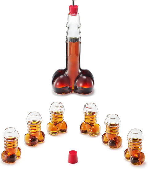 Funny Penis Whiskey Decanter – Unique Glass Dickanter