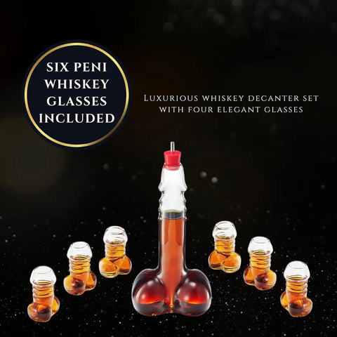 Funny Penis Whiskey Decanter – Unique Glass Dickanter