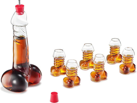 Funny Penis Whiskey Decanter – Unique Glass Dickanter
