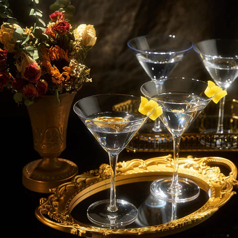 Crystal Martini Glass Set of 4 | 10oz