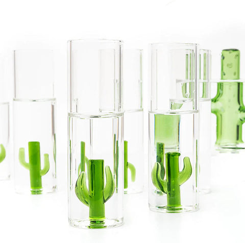 Agave Decanter and 6 Agave Shot Glasses