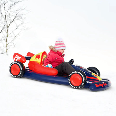 Blue Racing Pool Float | Winter Sled