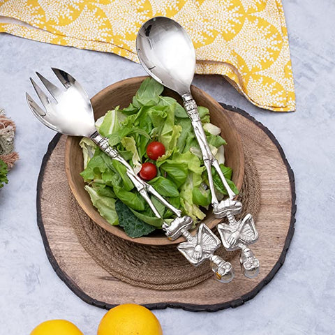 Skeleton Hands Salad Server Tongs