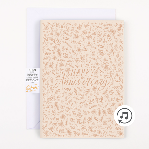Endless Anniversary Card with Glitter