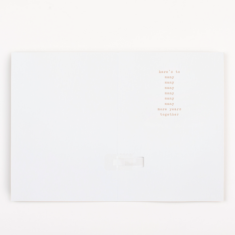 Endless Anniversary Card with Glitter