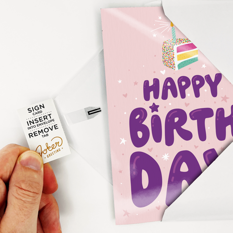 Endless Birthday Cake With Glitter