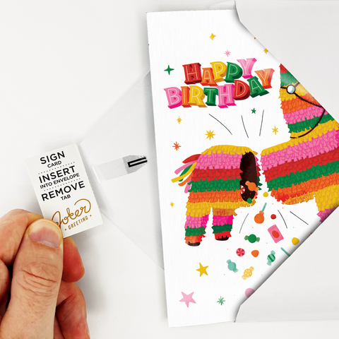 Endless Pinata Birthday With Stickers and Glitter