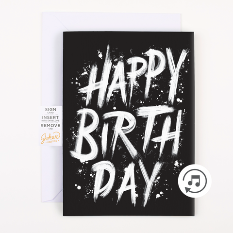 Endless Screamer Birthday With Glitter