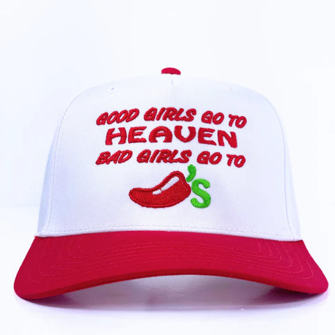 Good Girls Go to Heaven: Custom Embroidered Hat