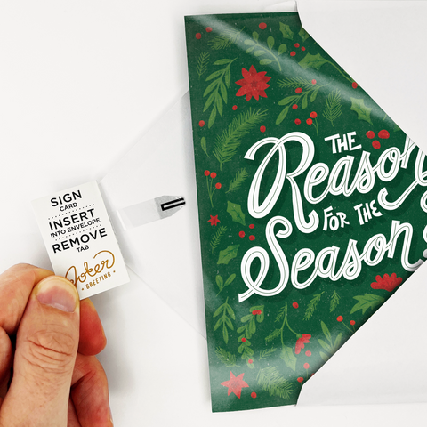 Endless Christmas Glitter and Sticker Surprise Card