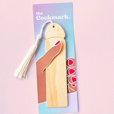 The CockMark Dick Shaped Bookmark