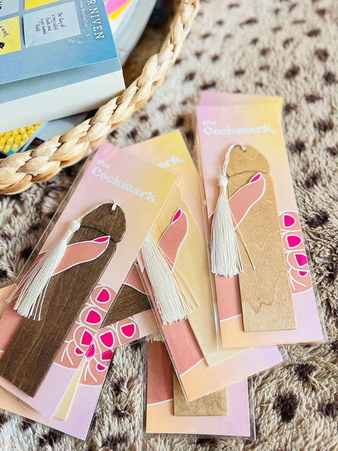 The CockMark Dick Shaped Bookmark