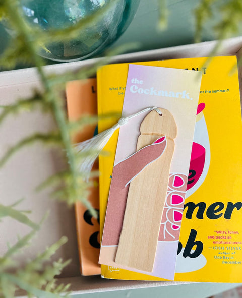 The CockMark Dick Shaped Bookmark