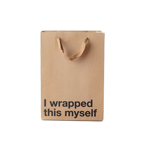 "Wrapped this myself" Gift Bag
