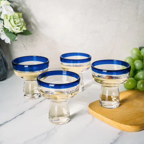 Hand Blown Margarita Glass