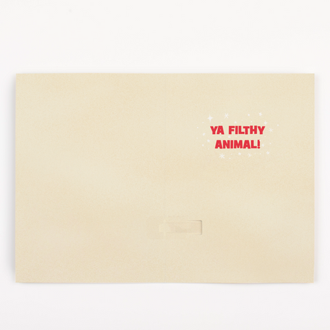 Endless Feliz Navidad Card with Glitter