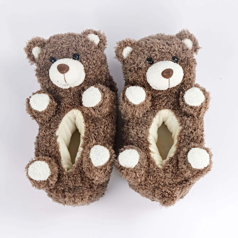 Mocha the Bear Kids Slippers