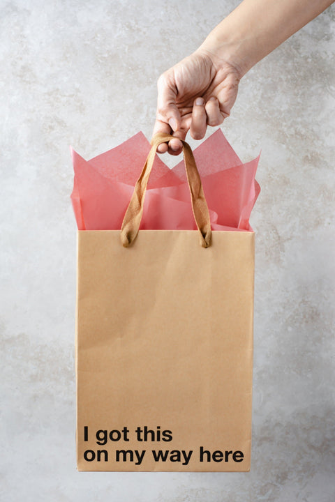 "I Got This On My Way Here" Gift Bag