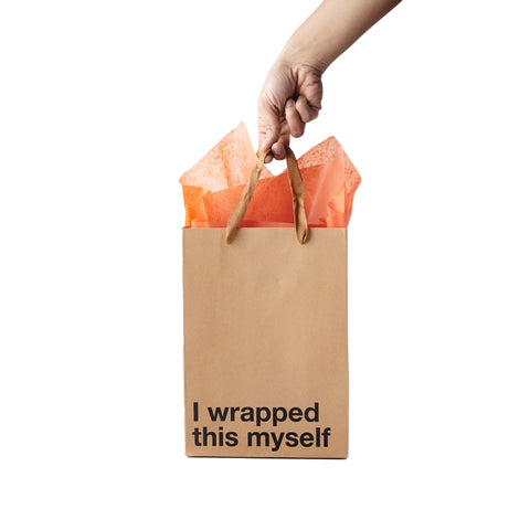 "Wrapped this myself" Gift Bag