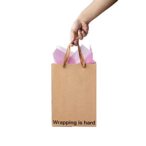 "Wrapping is hard" Gift Bag