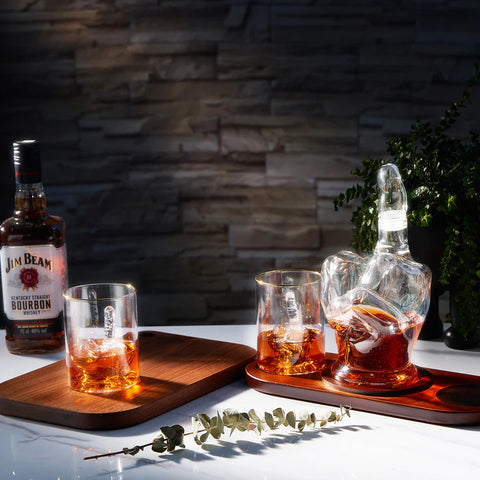 Middle Finger Decanter Novelty Whiskey & Wine Decanter Set