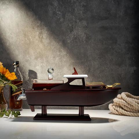 Boat Ship Whiskey & Wine Decanter Ship