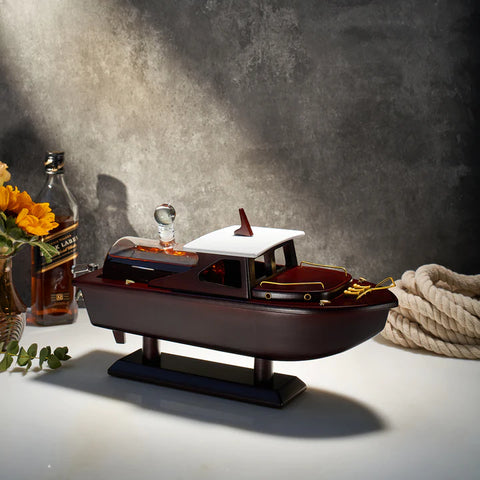 Boat Ship Whiskey & Wine Decanter Ship