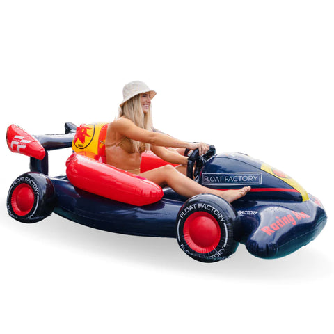 Blue Racing Pool Float | Winter Sled