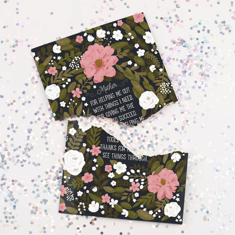 Endless Thank You Mom Prank Mother's Day Card With Glitter