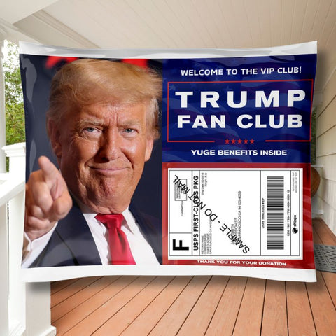Trump Fan Club Prank Package With Fake Donation Invoice