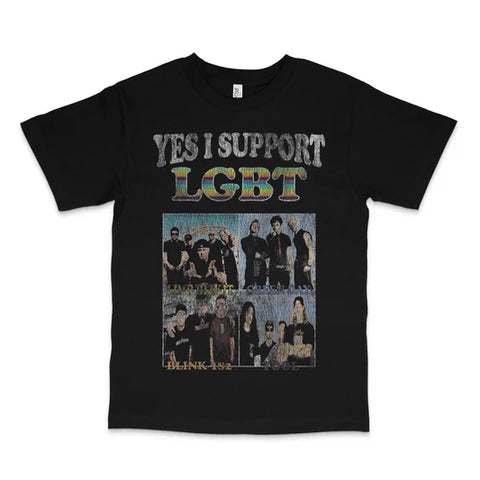 Yes I Support LGTB Custom Printed T-Shirt